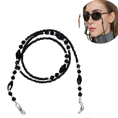 #ad Beads Beaded Eyeglass Cord Reading Glasses Eyewear Spectacles Chain Holdhz