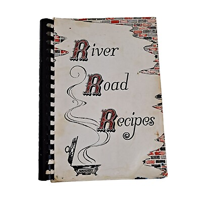 #ad Vintage River Road Recipes Cookbook Junior League Baton Rouge 1972 Cajun Creole