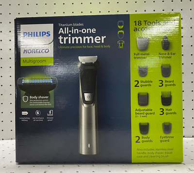 #ad Philips Norelco All In One Trimmer 18 Tools amp; Accessories Multigroom $38.95