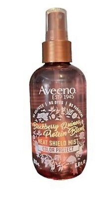 #ad Aveeno 6.8fl oz. Blackberry Quinoa Protein Blend Heat Shield Oil Spray Hair Mist $17.50