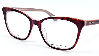 #ad Kate Spade Ninna G Women#x27;s Plastic Eyeglass Frame 0086 Havana 54 16