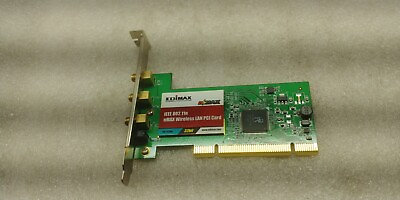 #ad Edimax EW 7728In nMAX 802.11n Wireless WLAN WPA2 WiFi 32 bit PCI Adapter Card