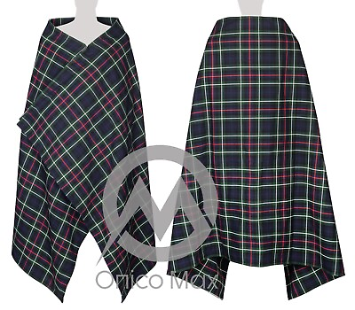 #ad Scottish Women Shawl Traditional Tartan Blanket Wrap Full Length Size 56quot; x 72quot;