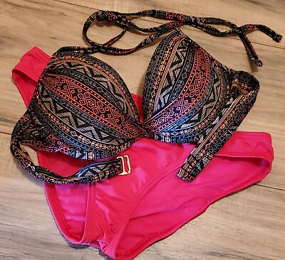 #ad Preowned Unbranded Swimwear Suite Molticolor Push up 36 B S