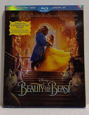 #ad BEAUTY AND THE BEAST Live Action Blu Ray DVD Emma Watson Disney