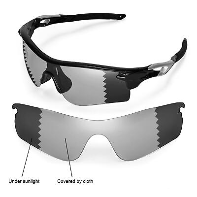 #ad Polarized Transition Photochromic Replacement Lenses For Oakley RadarLock Path