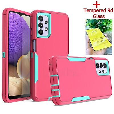 #ad CASE For Samsung A12 A22 A32 A52 5G Shockproof 360° Full Body Cover Protective