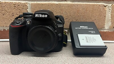 #ad Nikon D3400 24.2MP Digital SLR DSLR Camera Body With Battery amp; ChargerAO 0000069 AU $404.10