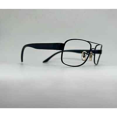 #ad Used Ray Ban Rectangular Designer Eyeglasses Unisex Black Full Frame