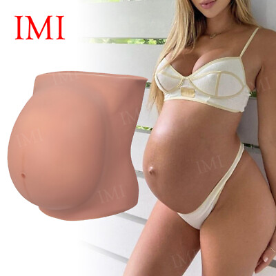 #ad IMI Silicone Pregnant Belly Artificial Fake Pregnant Belly for Maternity Cosplay