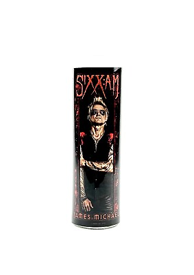 #ad James Michael Rare Authentic Record Label Promo Candle Sixx A.M. AM 🔥🎤🤘☄️☠️