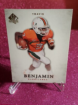 #ad 2012 SP Authentic Travis Benjamin #94 Rookie RC San Diego Chargers