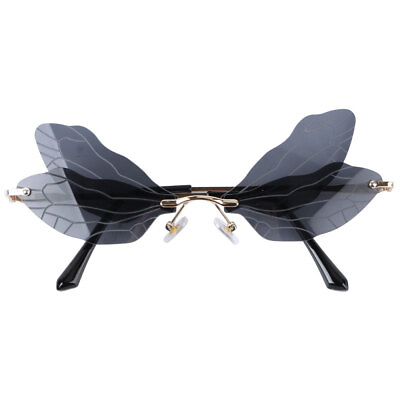 #ad Vintage Sunglasses Dragonfly Eyewear Halloween