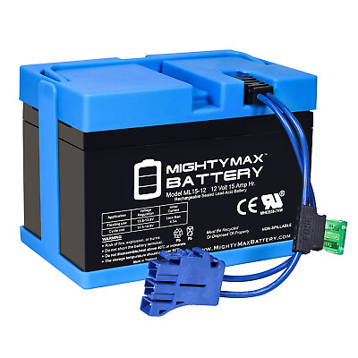 #ad Mighty Max 12V 15AH Battery Compatible with Kid Trax 12V CAT Bulldozer KT1136WMI