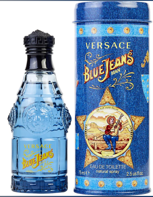 #ad Blue Jeans by Versus Gianni Versace cologne for men EDT 2.5 oz New in Can
