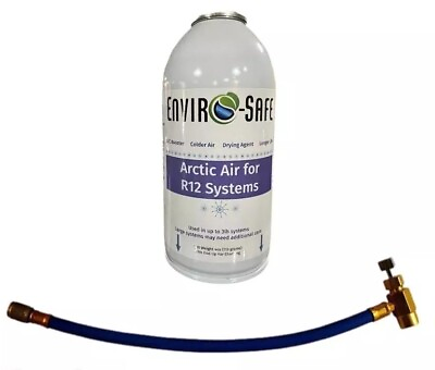 #ad Arctic Air for R12 w Charging Hose 1 Can Kit