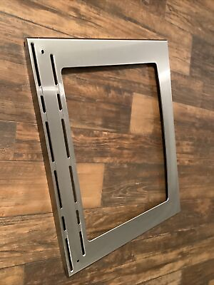#ad kenmore Range Oven Door Outer Front Panel Overlay Stainless part# 316553004 322