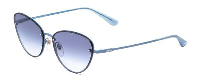 #ad Vogue VO4111 Cateye Rimless Sunglasses Satin Powder Blue Braid Sky Gradient 57mm