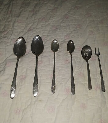 #ad 6 Piece Oneida Community Silver Plate miscellaneous pieces $11.99