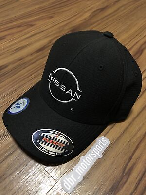 #ad NEW NISSAN Officially Licensed Black Flexfit Baseball Cap