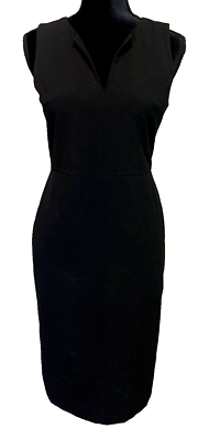 #ad Ann Taylor Women#x27;s Black Dress Sz 0 Cocktail Party Workwear Sleeveless A Line