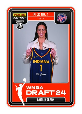 #ad 23 24 Panini Instant WNBA DRAFT NIGHT #1 CAITLIN CLARK INDIANA FEVER PRESALE