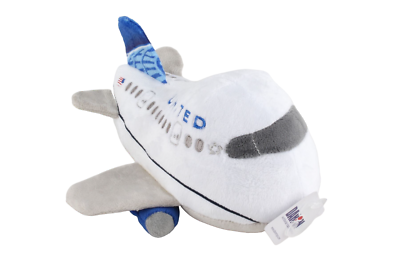 #ad Daron United Airlines Plush Airplane Toy