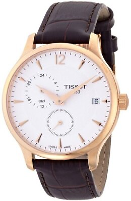 #ad Tissot Tradition Rose Gold tone Mens Watch T0636393603700