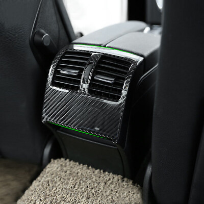 #ad Carbon Fiber Rear A C Air Vent Outlet Trim For Mercedes Benz C Class W204 07 13
