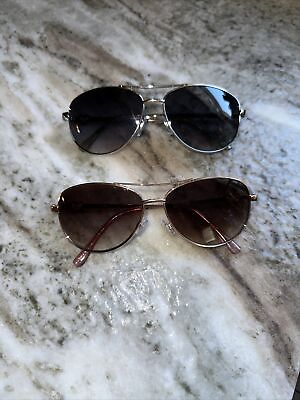 #ad JUICY COUTURE Aviator Sunglasses Gradient Lens Model WJC61SG18S Lot of 2
