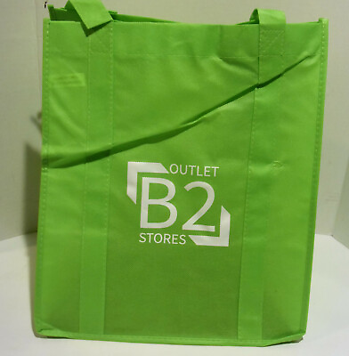 #ad Lot of 100 Reusable Shopping Bags Grocery Bags Tote lime green NEW