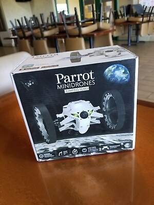 #ad Parrot Mini Drone Jumping Sumo With Smartphone Control ..white color.never used