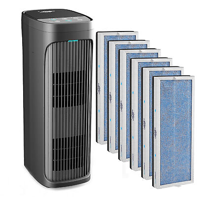 #ad Air Purifier For Home Large Room H13 True HEPA Washable Filter Air Cleaner PM2.5