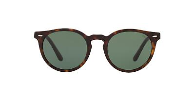 #ad Polo Ralph Lauren PH4151 Round Sunglasses Shiny Dark Havana Green 50 mm