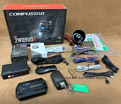 #ad NEW Compustar CSX2WQ900 A 2 Way Security Alarm Keyless Entry amp; DRONE Mobile