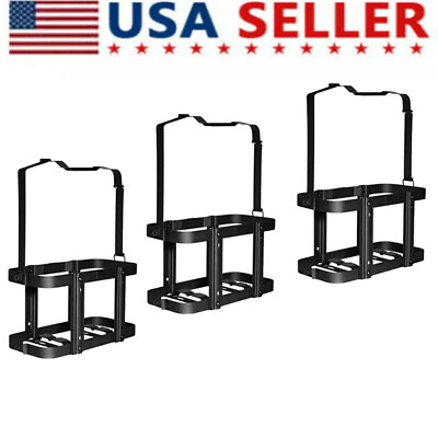 #ad 3x 20L Jerry Can Holder Manual Mount Gas Rack Oil Tank Fuel Gasoline 5.28 Gal US