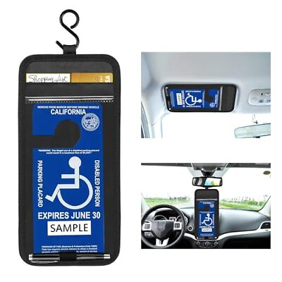 #ad CATO Portable Handicap Placard Holder for Auto Visor with HangerDisabled Parkin $14.16