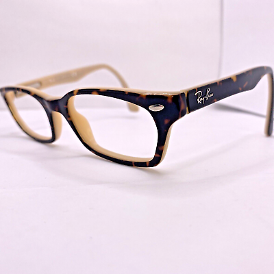 #ad Ray Ban Authentic Eyeglasses Frame RB 5150 5239 50 19 135 MM Tortoise Cream