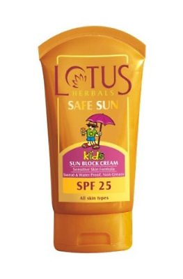 #ad Lotus Herbals Safe Sun Kids Sun Block Cream SPF 25 50 gm Free shipping world