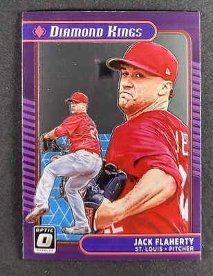 #ad Jack Flaherty 2021 Donruss Optic #22 St. Louis Cardinals