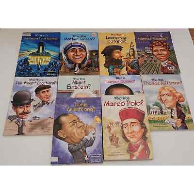 #ad Who Is Who Was Lot Of Who HQ Series Books Lot Of 10 Historical Early Chapter