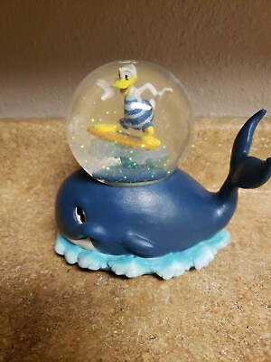 #ad Surfing Donald Disney Snow Globe Plays quot;Beautiful Seas A Really Great Piece