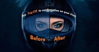 #ad WeePro Universal Helmet Shield Anti Fog FilmClear Visor Lens Insert Fog Resista