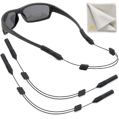 #ad Eye Glasses String Strap Holder No Tail Sunglass Strap for Men Adjustable...