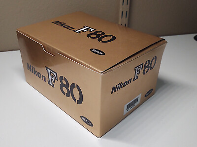 #ad New Old Stock Nikon F80 Black 35mm SLR Film Camera Body NEW IN BOX