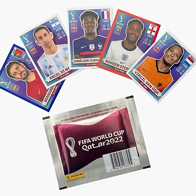 #ad Panini FIFA World Cup Qatar 2022 Stickers Foils #00 #WAL20 GROUP A B