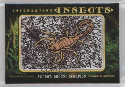 #ad 2022 Upper Deck Goodwin Champions Tier 3 Yellow Ground Scorpion #IP 78 Patch