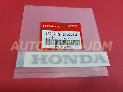 #ad Honda 88 91 CRX EF Rear Decal Sticker Genuine 75712 SH2 000ZJ
