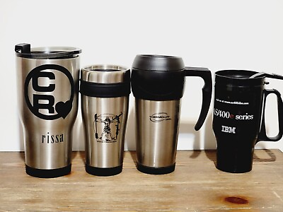 #ad Different Size Thermo Tumbler Thermos Hot And Cold Cup Mug Set Of 4