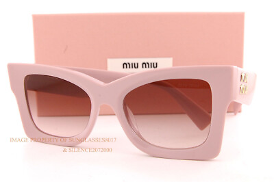 #ad Brand New Miu Miu Sunglasses MU 08WS 17C 0A6 Pink Brown For Women